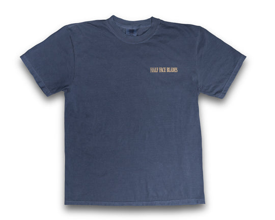 HFB Scalper & Bleeding Hearts Tee (Washed Blue)