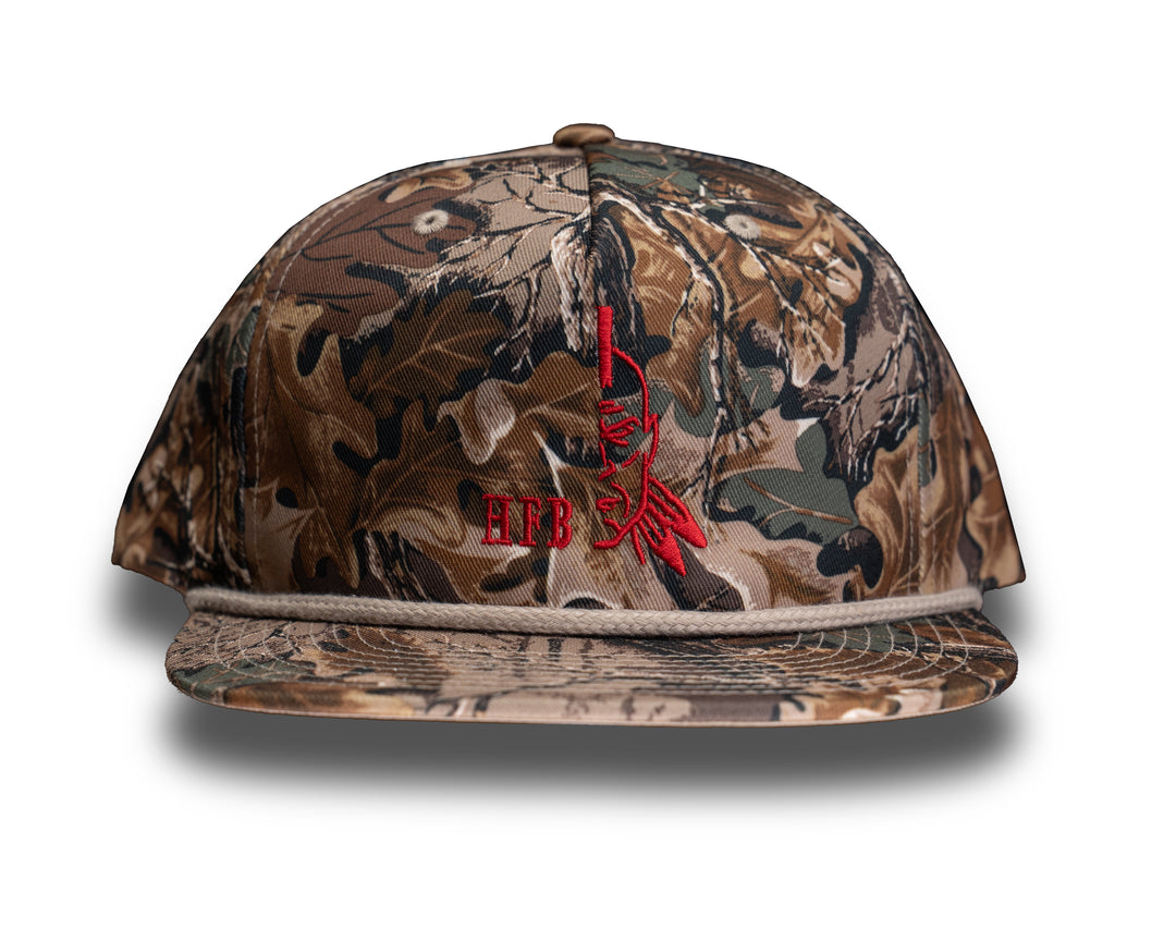 HFB Red Logo - Realtree Camo Hat