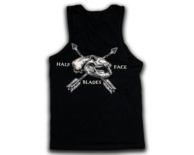 HFB Bear Skull Tank Top (Black and White)