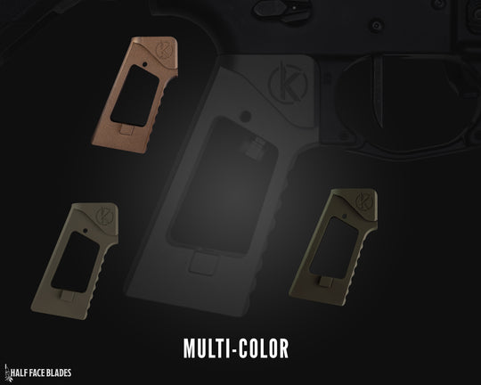 AR REAR HAND GRIP FRAME - AR Style Grip System, Cerakoted Aluminum (Multiple Colors Available)