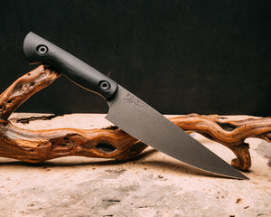 Chef Set- Black G10, allen bolts, smooth grip
