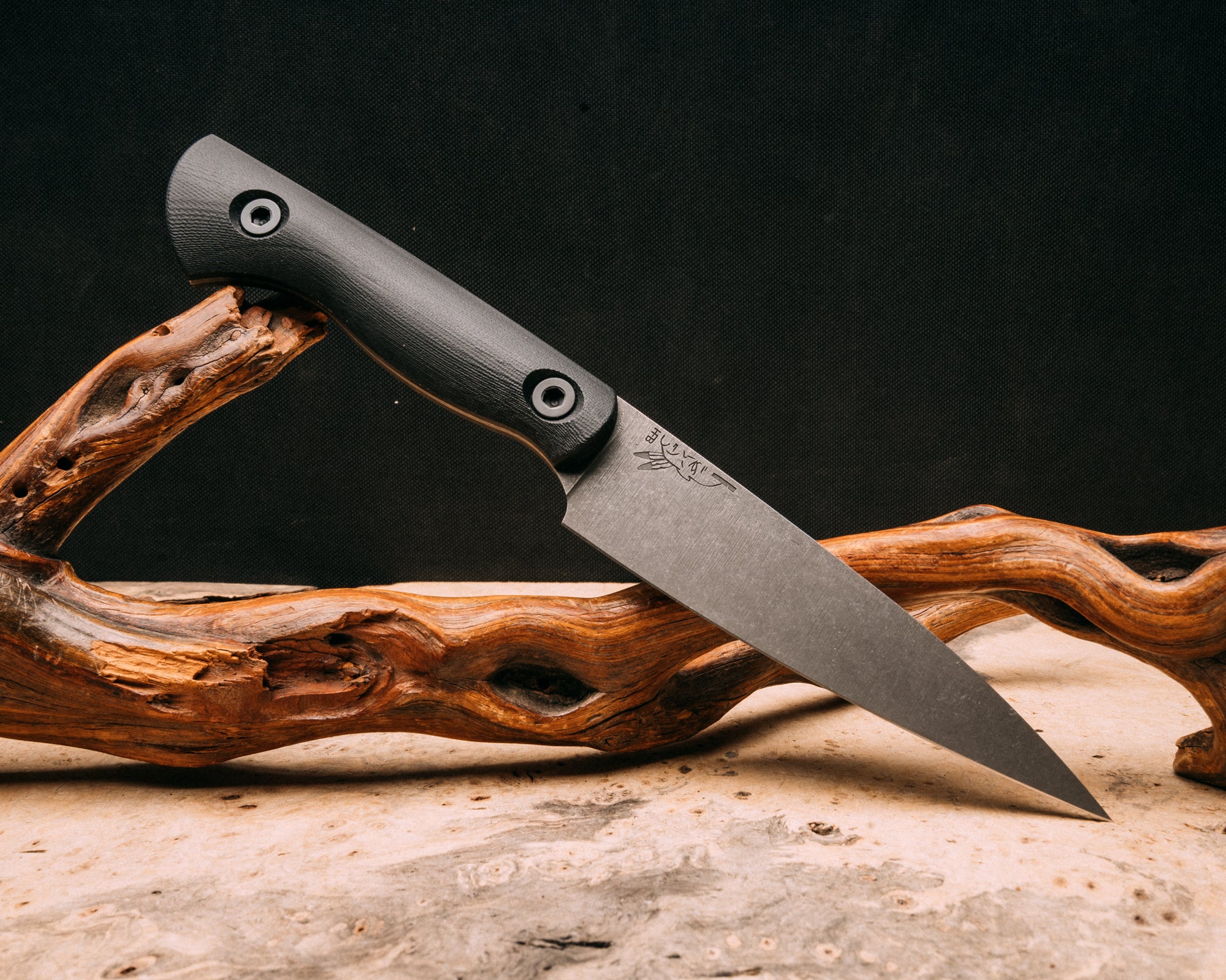 Chef Set- Black G10, allen bolts, smooth grip