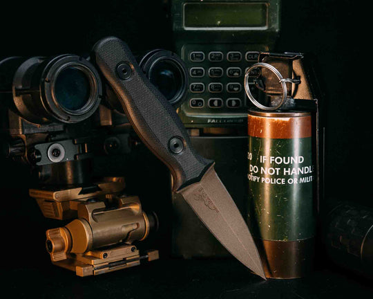 Pulse Checker- Black G10, Midnight Bronze Cerakote, Allen Bolts, Smooth Grip
