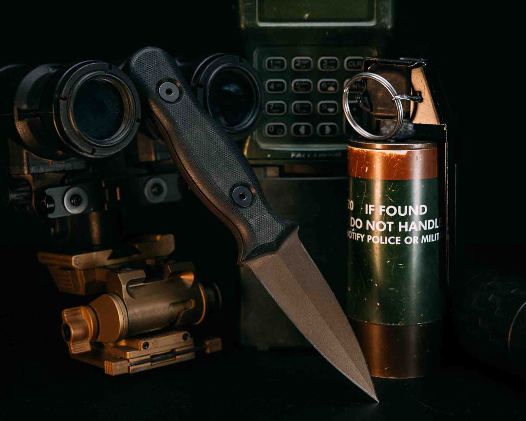 Pulse Checker- Black G10, Midnight Bronze Cerakote, Allen Bolts, Smooth Grip
