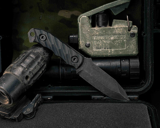 Disaster Cub- Black G10, Allen Bolts, Textured Grip