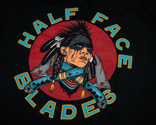 American Spirit Half Face Blades Hoodie