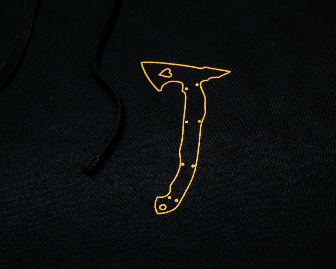 American Spirit Half Face Blades Hoodie