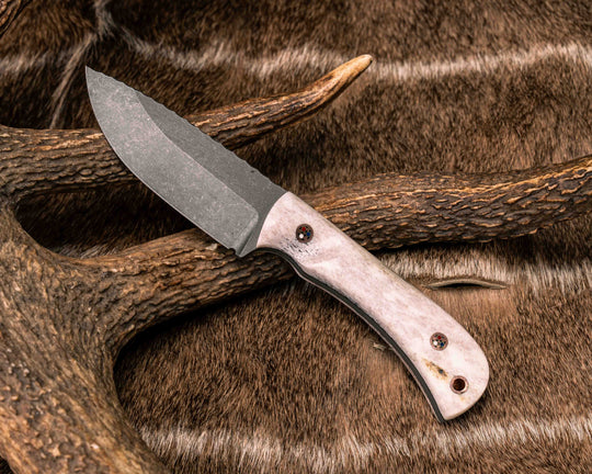 Cav Jr - Elk, Copper Patriot Mosaic Pins, Copper Lanyard Pin, Textured Grip