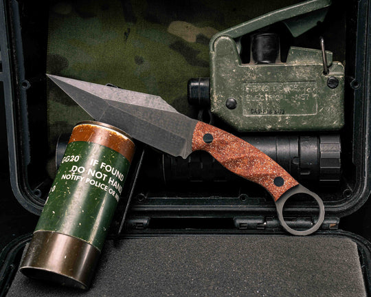 Ring Tac Tanto-Copperhead GripX, CF Pins, Textured Grip