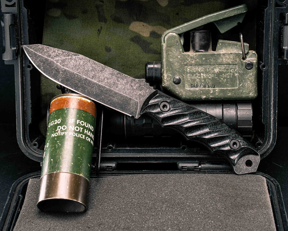 Disaster Breacher- Shredded Carbon, Allen Bolts, Textured Grip