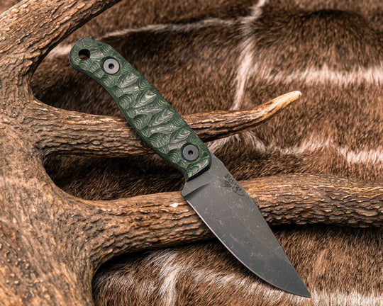 Feather Light- Jungle Wear Carbon, Allen Bolts, Textured Grip