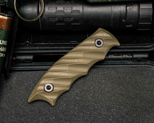 Disaster Breacher Scales- OD Green G10, Allen Bolts, Textured Grip