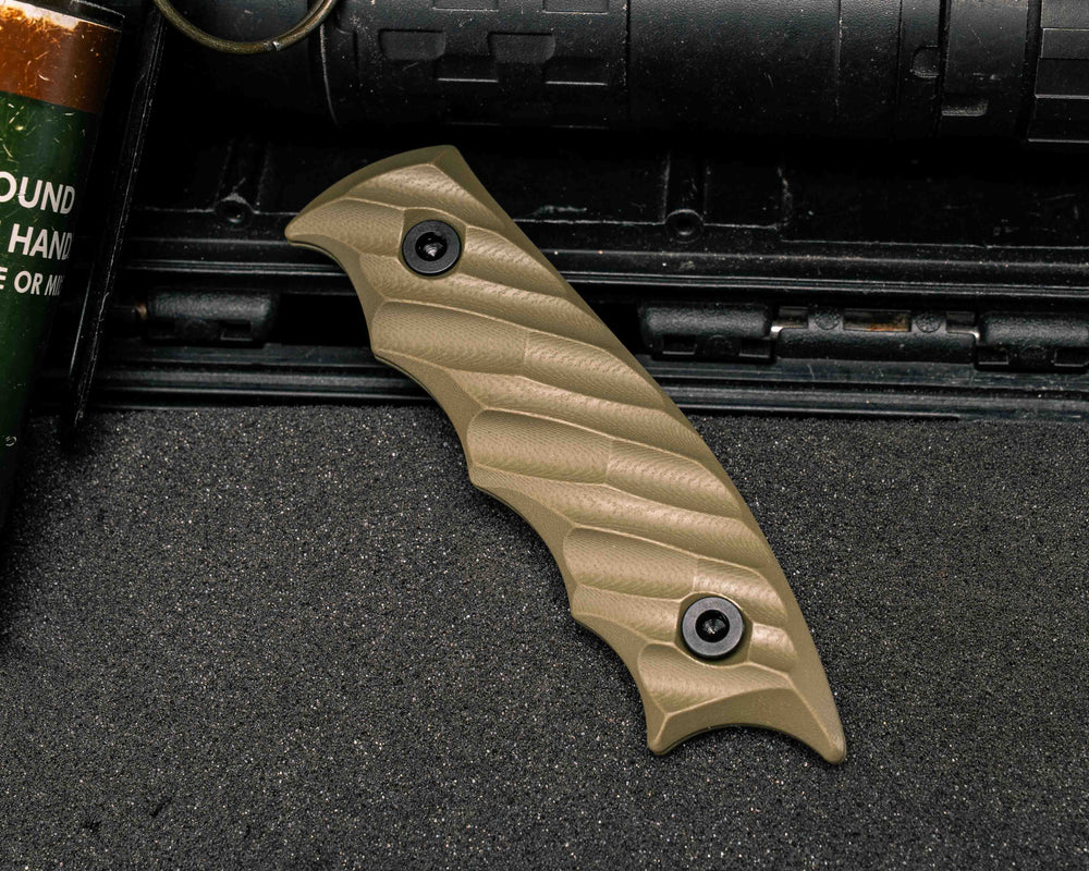 Disaster Breacher Scales- OD Green G10, Allen Bolts, Textured Grip