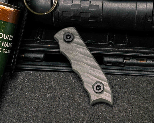 Disaster Cub Scales- Grey G10, Allen Bolts, Textured Grip