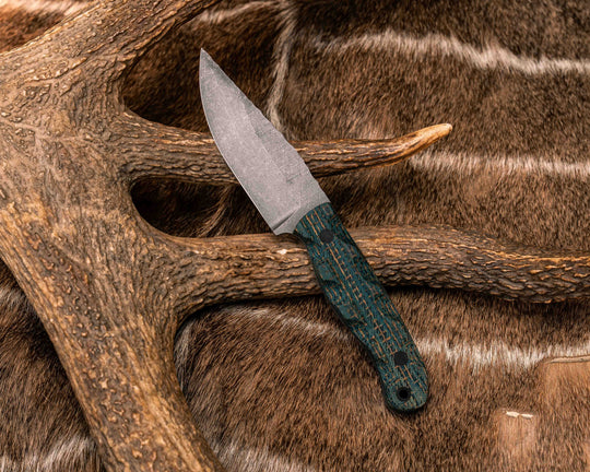 Feather Light- Kumari Burlap Micarta, CF Pins, CF Lanyard Pin, Textured Grip
