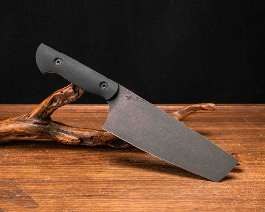 Nakiri - Black G10, Allen Bolts, Smooth Grip