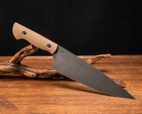 Chef Blade 8" - Coyote G10, Allen Bolts, Smooth Grip