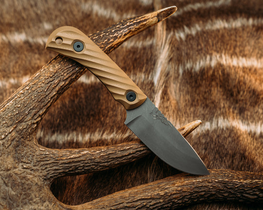 Cav Jr Back Country - Coyote G10, Allen bolts, Reticulated Grip