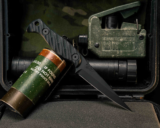 Congressman - Black G10, Armor Black Cerakote, Allen Bolts, Textured Grip, Closed Tang Lanyard Hole