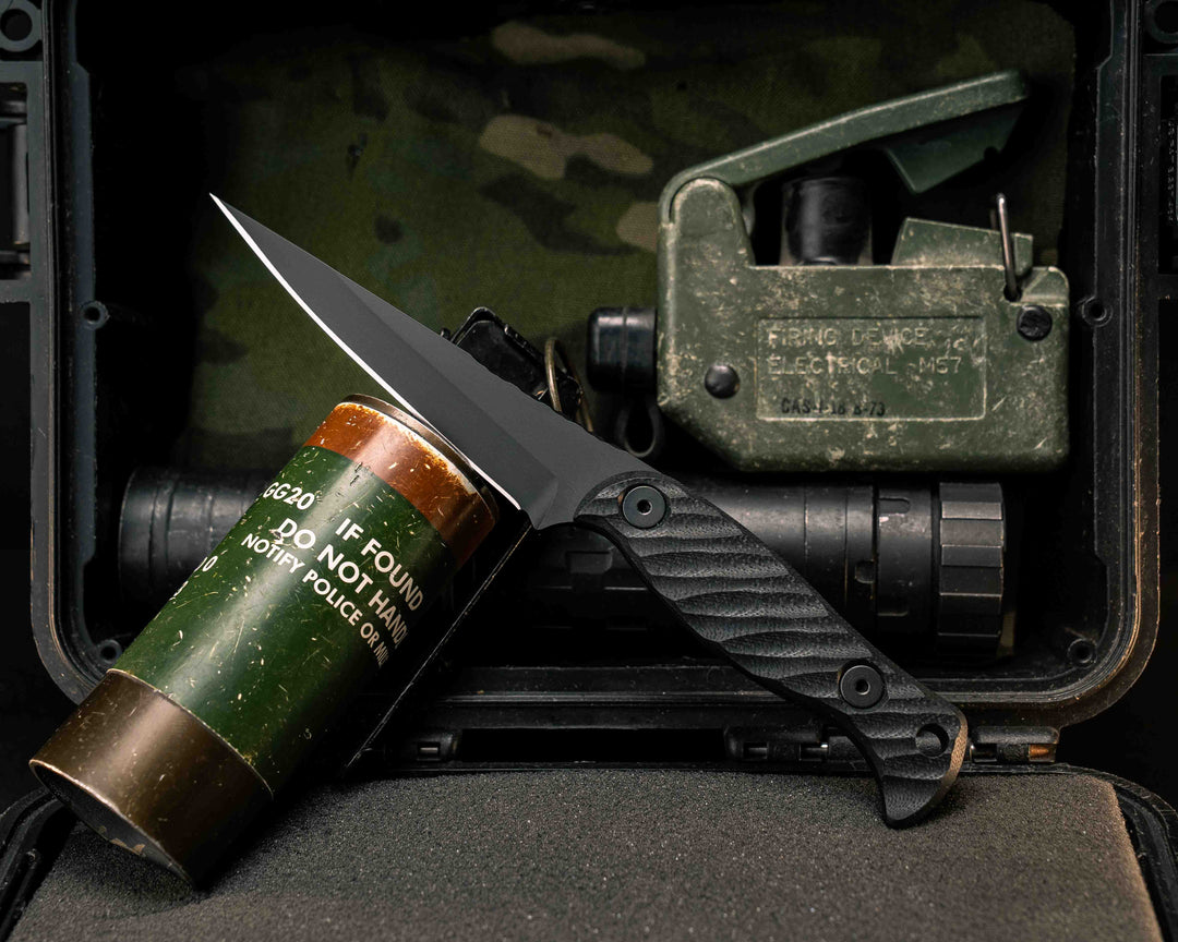 Congressman - Black G10, Armor Black Cerakote, Allen Bolts, Textured Grip, Closed Tang Lanyard Hole