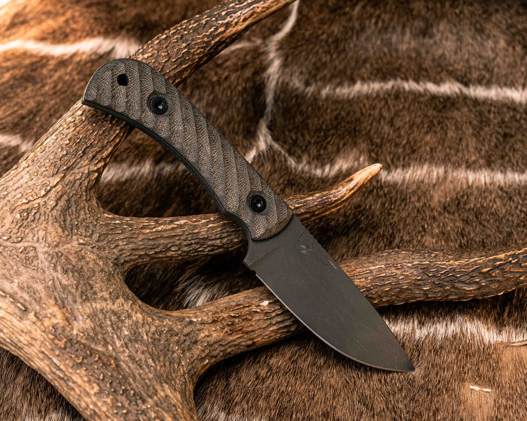 Cavner- OD Green Canvas Micarta, Allen Bolts, Textured Grip