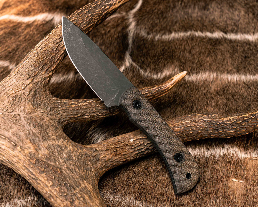 Cavner- OD Green Canvas Micarta, Allen Bolts, Textured Grip