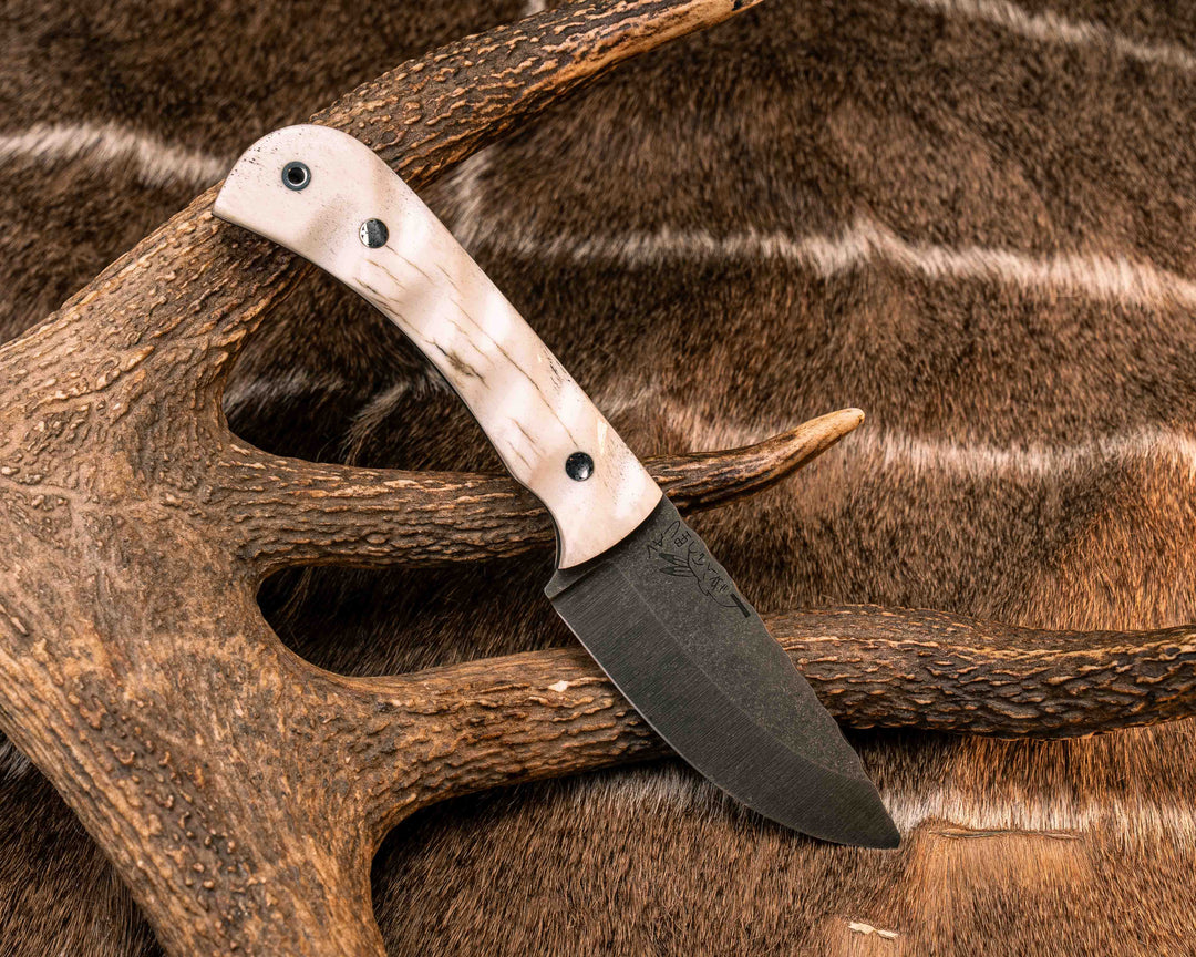 Cavner- Elk Antler, Mosaic Pins, Aluminum Lanyard Pin, Textured Grip