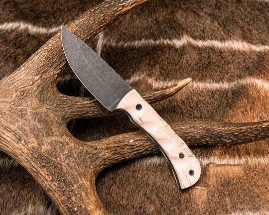 Cavner- Elk Antler, Mosaic Pins, Aluminum Lanyard Pin, Textured Grip