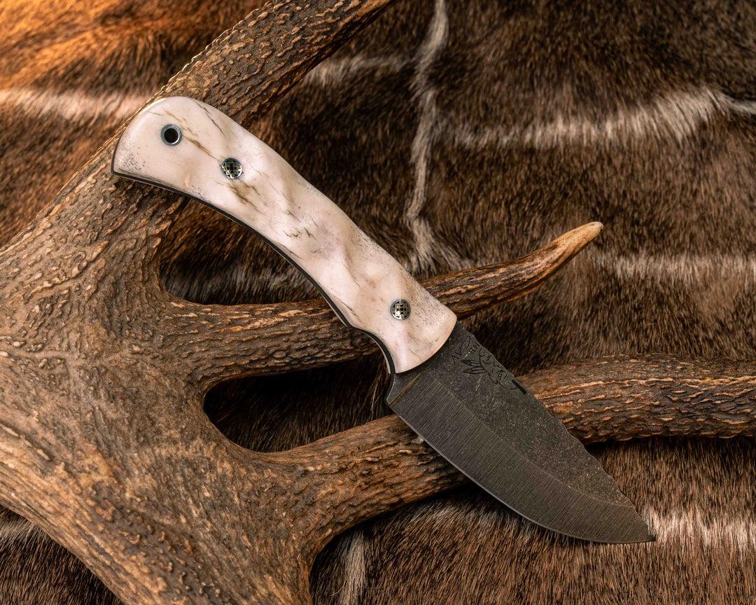 Cavner- Elk Antler, Mosaic Pins, Aluminum Lanyard Pin, Textured Grip