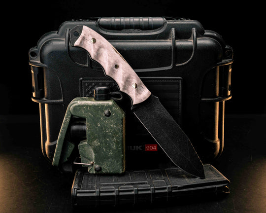Disaster Breacher- Elk Antler, Mosaic Pins, Textured Grip