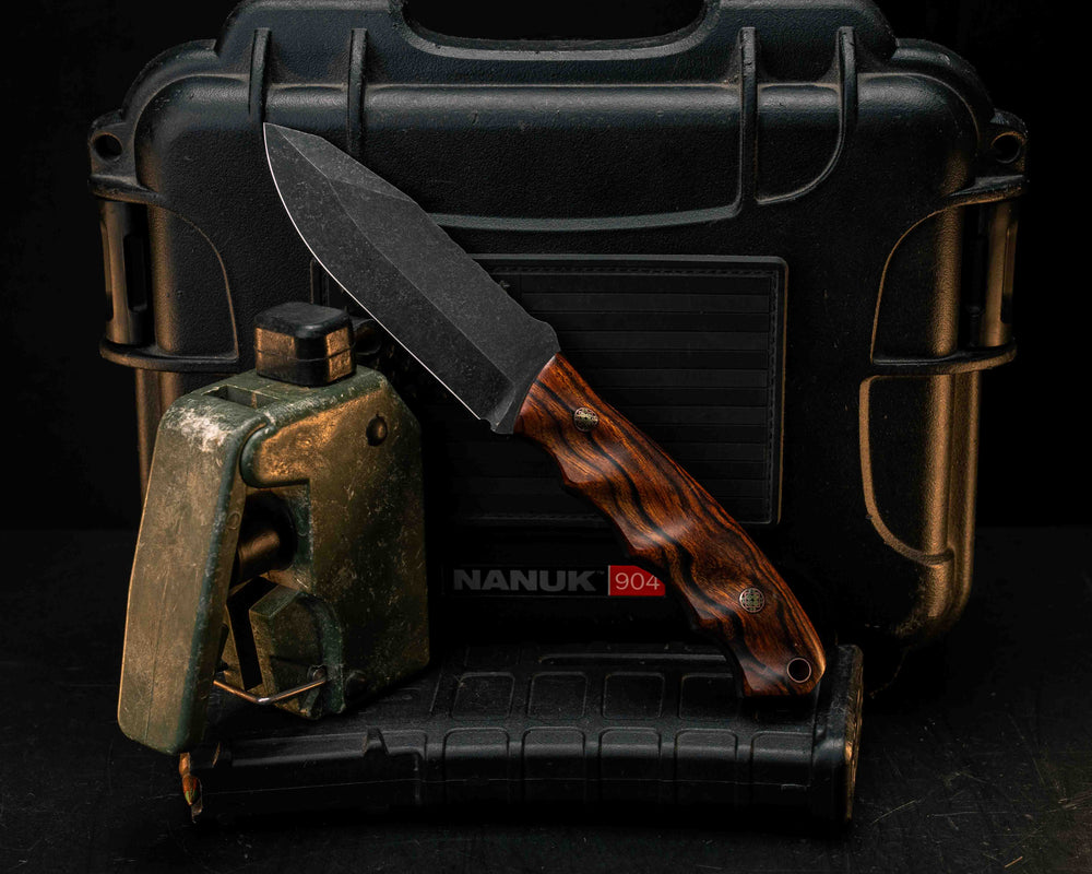 Disaster Jr- Desert Ironwood, Mosaic Pins, Copper Lanyard Pin, Textured Grip