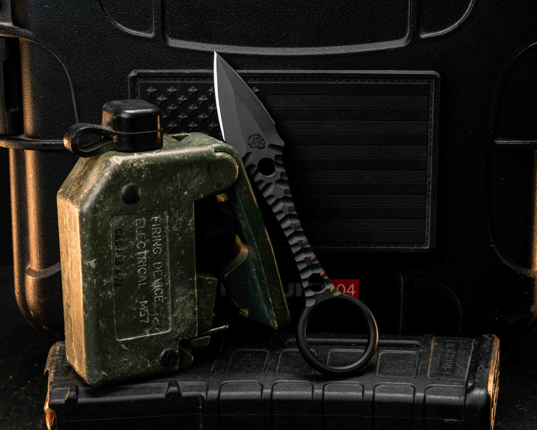 Ringstrike- Armor Black Cerakote and Machined Rock Work Handle