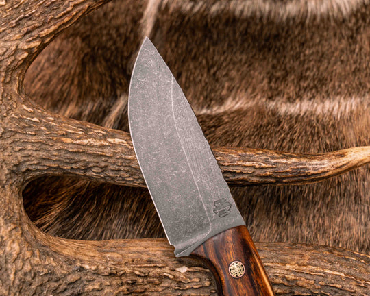 Cav Jr- Desert Ironwood, Mosaic Pins, Copper Lanyard Pin, Smooth Grip