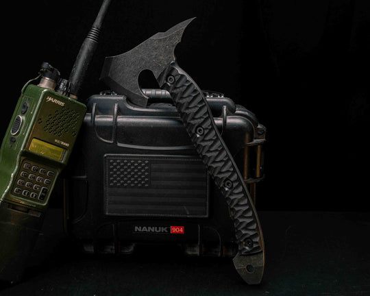Warbird- Black G10, Allen Bolts, Textured Grip