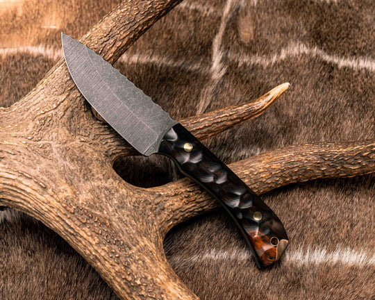 Cavner- Desert Ironwood, Brass Pins, Brass Lanyard Pin, Textured Grip