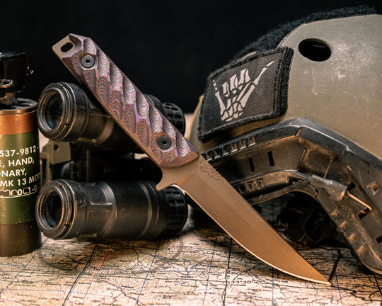 Kwaiken FC - Purple Haze Carbon, Midnight Bronze Cerakote, Allen Bolts, Iron Grip