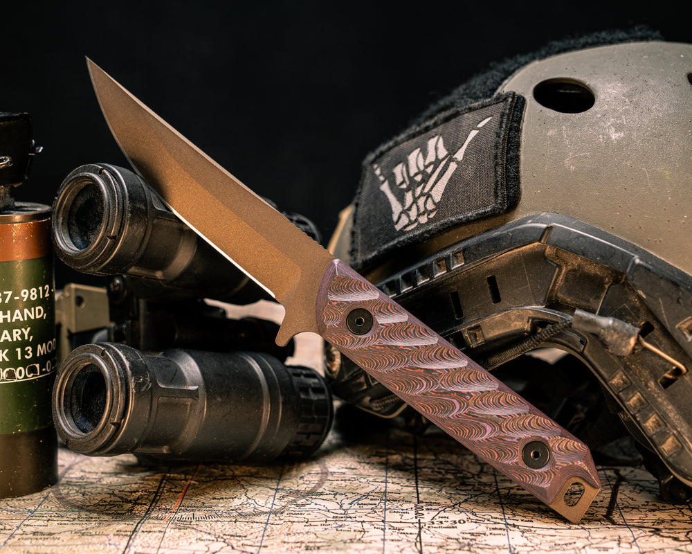 Kwaiken FC - Purple Haze Carbon, Midnight Bronze Cerakote, Allen Bolts, Iron Grip