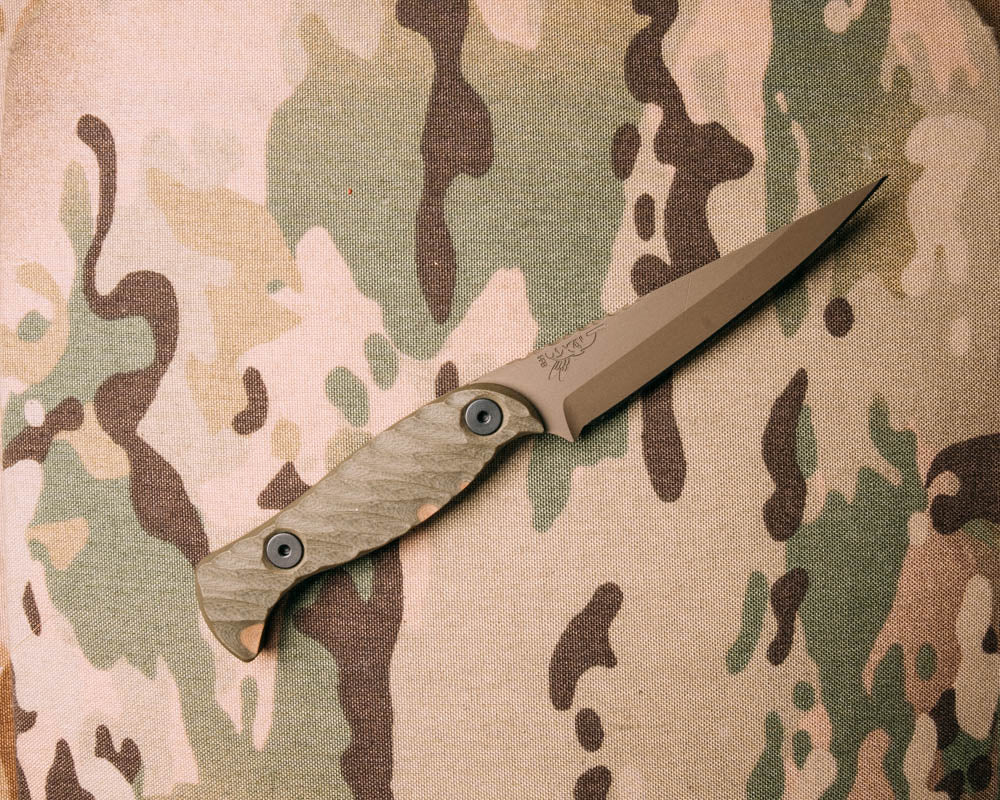 Congressman- OD Green and Coyote G10, FDE cerakote, allen bolts, iron grip