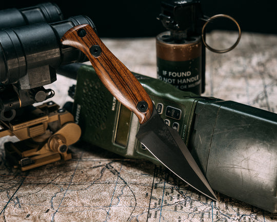 Gulo Gulo- Desert Ironwood, Armor Black Cerakote, Allen Bolts, Smooth Grip