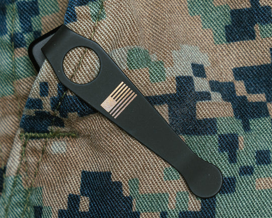 Kwaiken Folder- Anodized Black Handle, Black Nitride Blade, Textured Grip, Deep Carry Pocket Clip