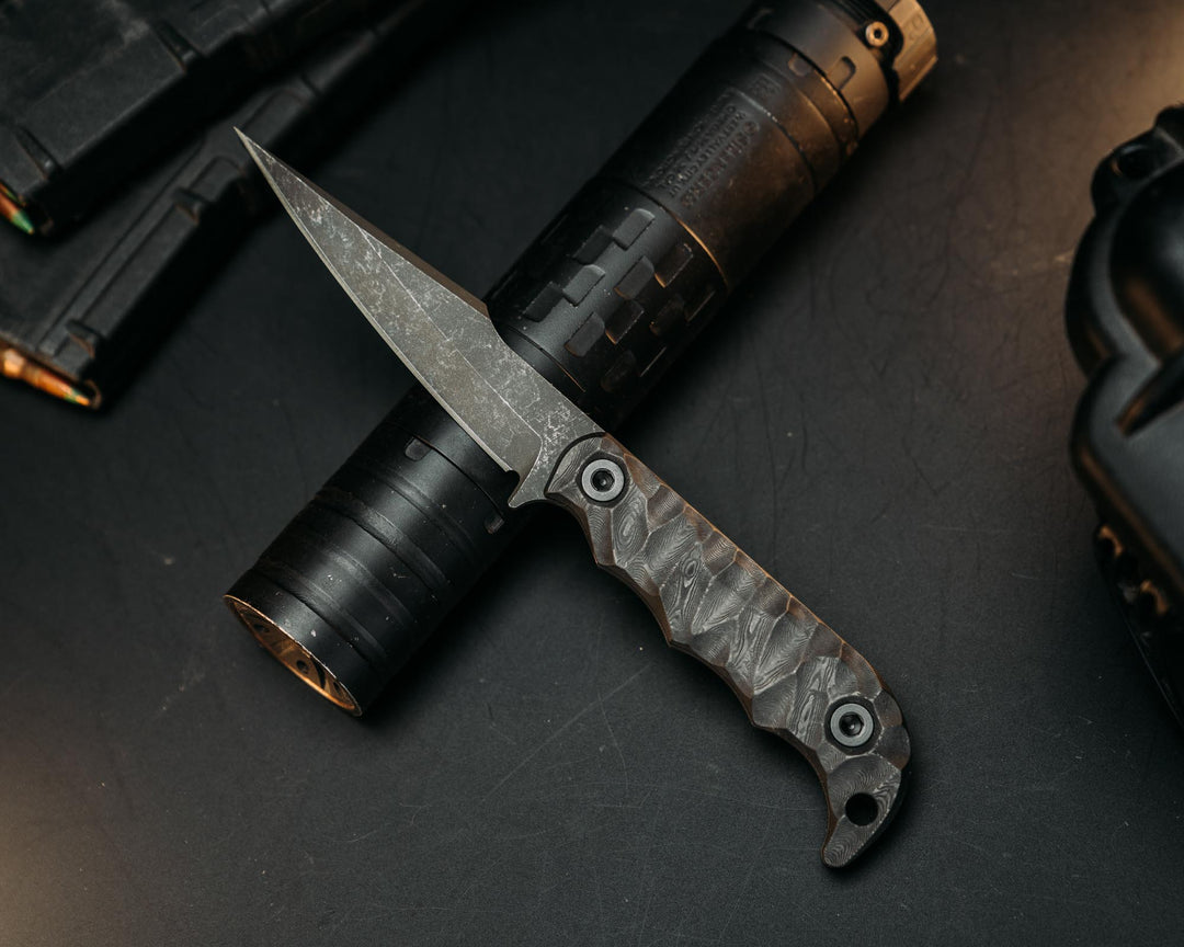 Senator- Black Camo Carbon fiber,  Allen Bolts, Chaos Grip