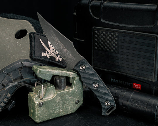 Tosahwi - Black G10, Ti Allen Bolts, Textured Grip