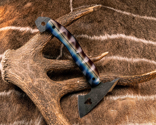 Mini Bleeding Heart Hawk- Americana Blanket G-Carta, CF Pins, Textured Grip