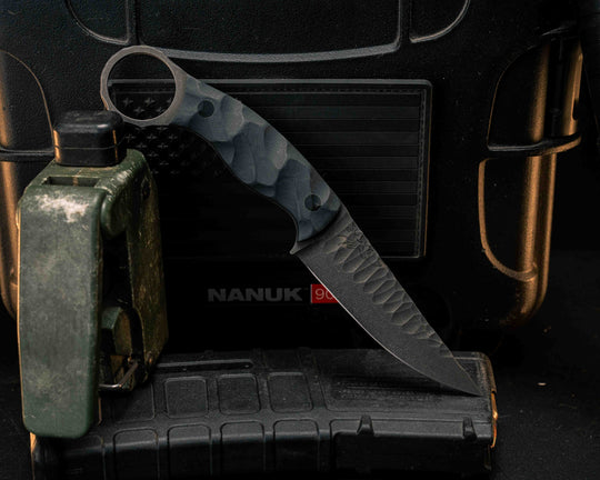 Osoraku 3" Mini- Graphite G10, CF Pins, Textured Grip