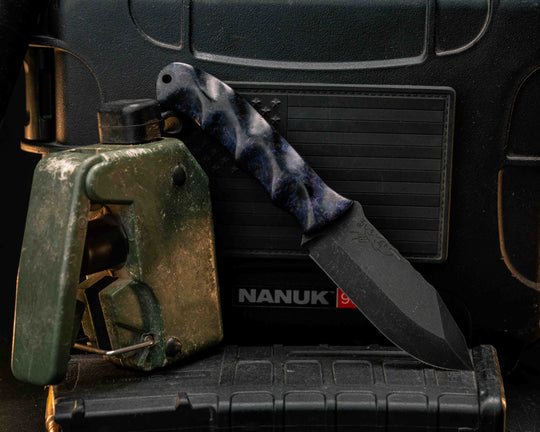 Disaster Cub- Dyed Black Ash, CF Pins, CF Lanyard Pin, Textured Grip