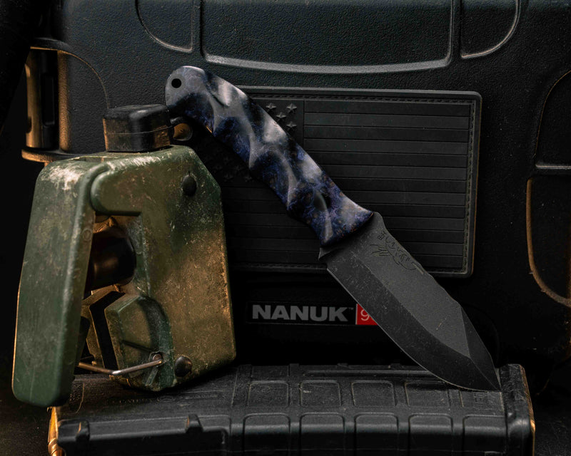 Disaster Cub- Dyed Black Ash, CF Pins, CF Lanyard Pin, Textured Grip