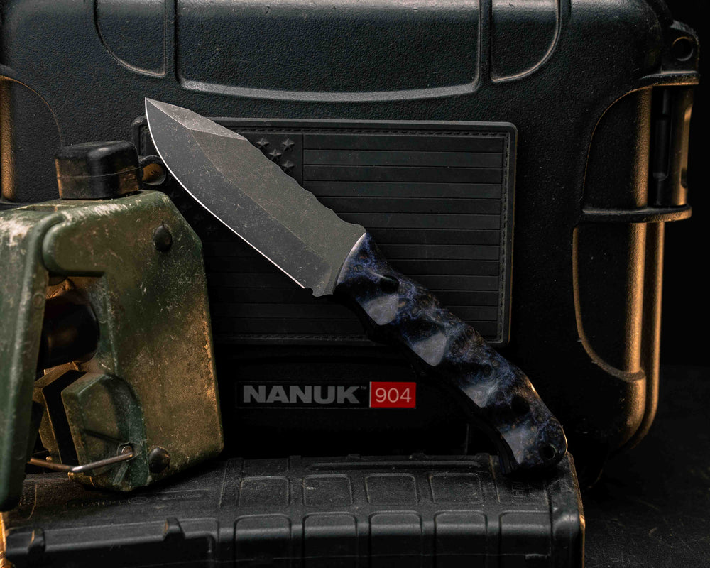Disaster Cub- Dyed Black Ash, CF Pins, CF Lanyard Pin, Textured Grip