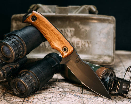 Ishi - Desert Ironwood, Armor Black Cerakote Allen Bolts, Smooth Grip