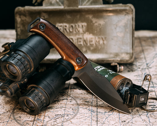 Ishi - Desert Ironwood, Armor Black Cerakote Allen Bolts, Smooth Grip