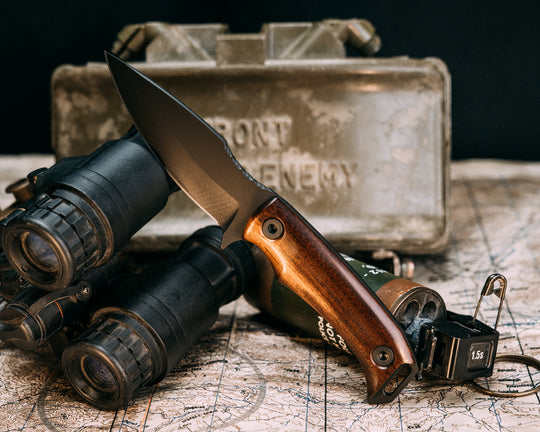 Ishi - Desert Ironwood, Armor Black Cerakote Allen Bolts, Smooth Grip
